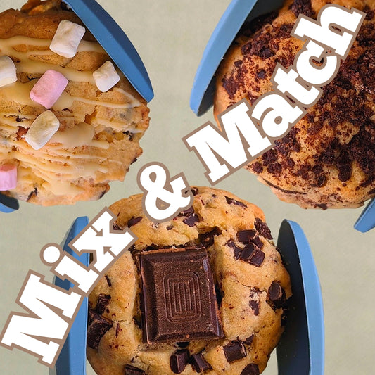 Mix & Match Box - 6 Cookies (pick 2 flavours)
